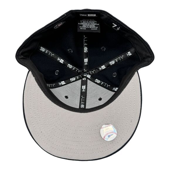 New Era 59fifty New York Yankees 96 WS Patch Fitted Hat Navy Men's 7-1/2 - Picture 3 of 7